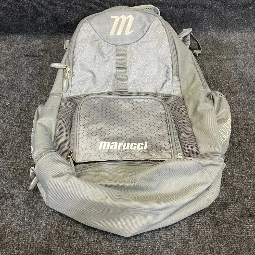 Marucci F5 Gray Bat Pack Baseball Softball BatPack Equipment Backpack Travel Bag